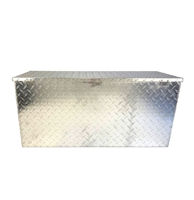 Rectangular Aluminum Toolbox - 31" x 10" x 14"