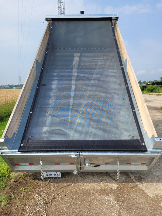 5-Ton Galvanized Dump Trailers with 2 x 5200 lbs Axles - 6 x 12