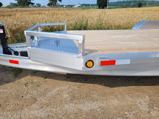 5-Ton Aluminum Low-Bed Vehicle and Equipment Hauler Trailers - 82 x 18