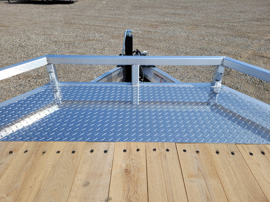 5-Ton Aluminum Low-Bed Vehicle and Equipment Hauler Trailers - 82 x 18