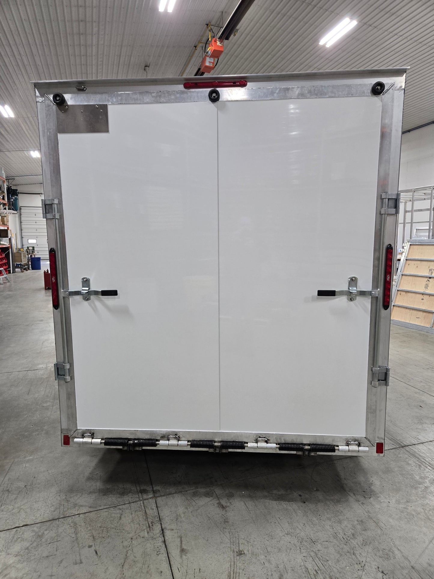 Enclosed Aluminum Tandem Axle Trailer 82 x 14 With Ramps