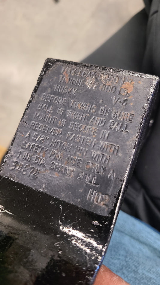 Class 3 Ball Mount (2" Shank, 7,500 lbs., 2" Drop, 7-1/2" Long)