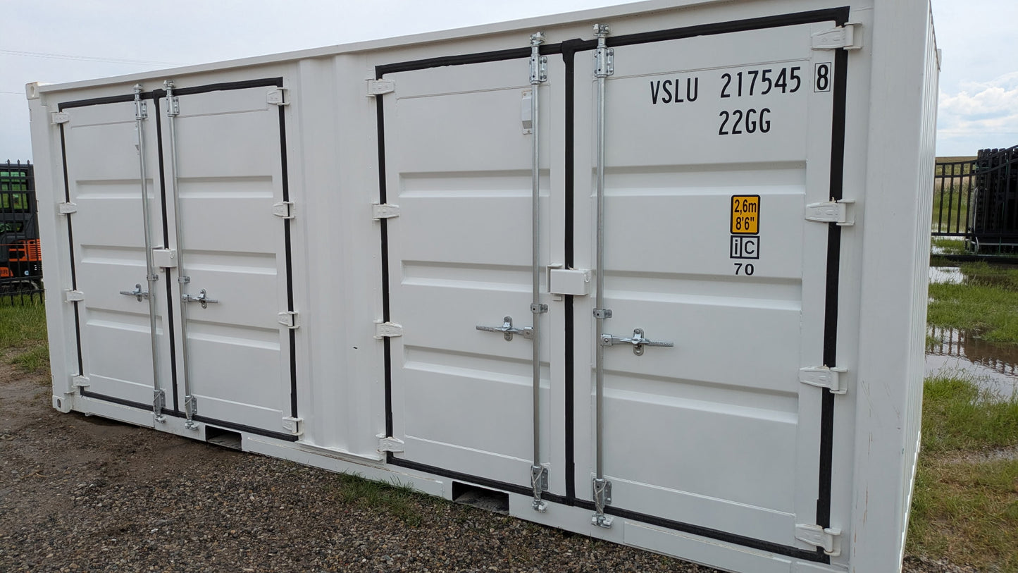 20' Storage Container - NEW - Three Door