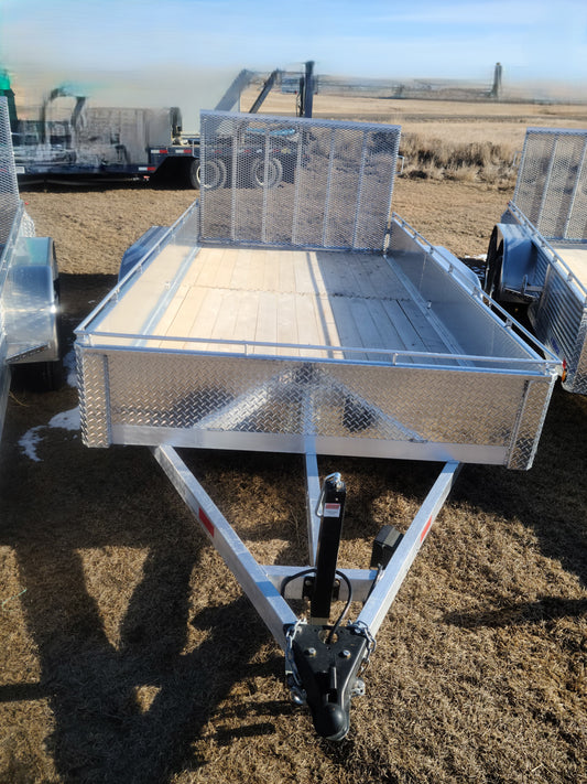 Tandem Axle Aluminum Utility Trailer - 80 x 16