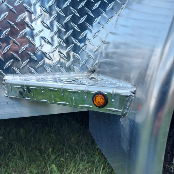 Single Axle Aluminium Utility Trailers with 3500 lbs Drop Axle - 6 x 12