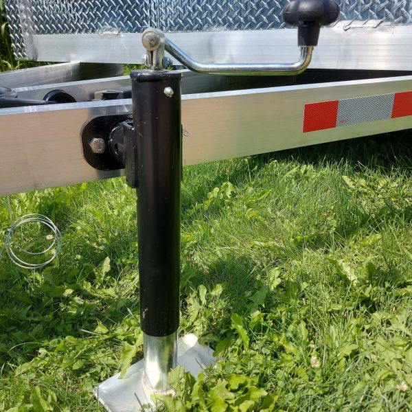 Single Axle Aluminium Utility Trailers with 3500 lbs Drop Axle - 6 x 12