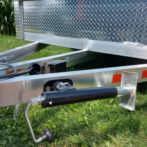 Single Axle Aluminium Utility Trailers with 3500 lbs Drop Axle - 6 x 12