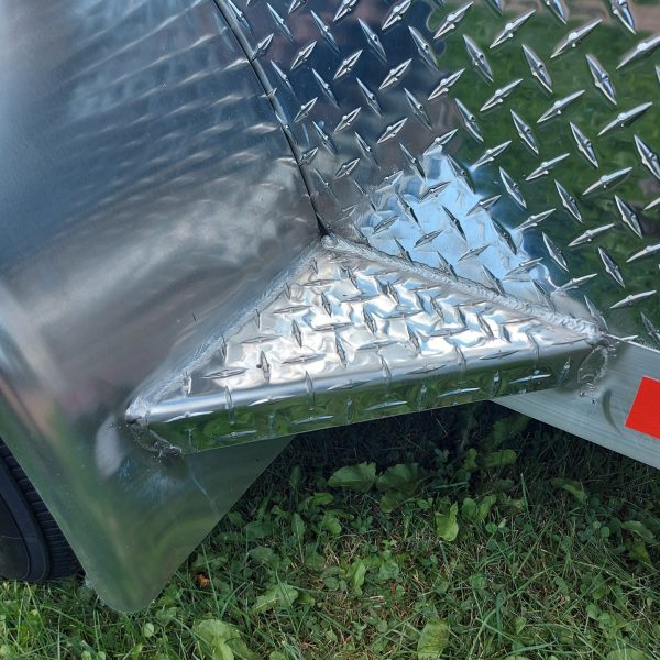 Single Axle Aluminium Utility Trailers with 3500 lbs Drop Axle - 6 x 12