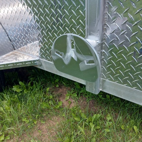 Single Axle Aluminium Utility Trailers with 3500 lbs Drop Axle - 6 x 12