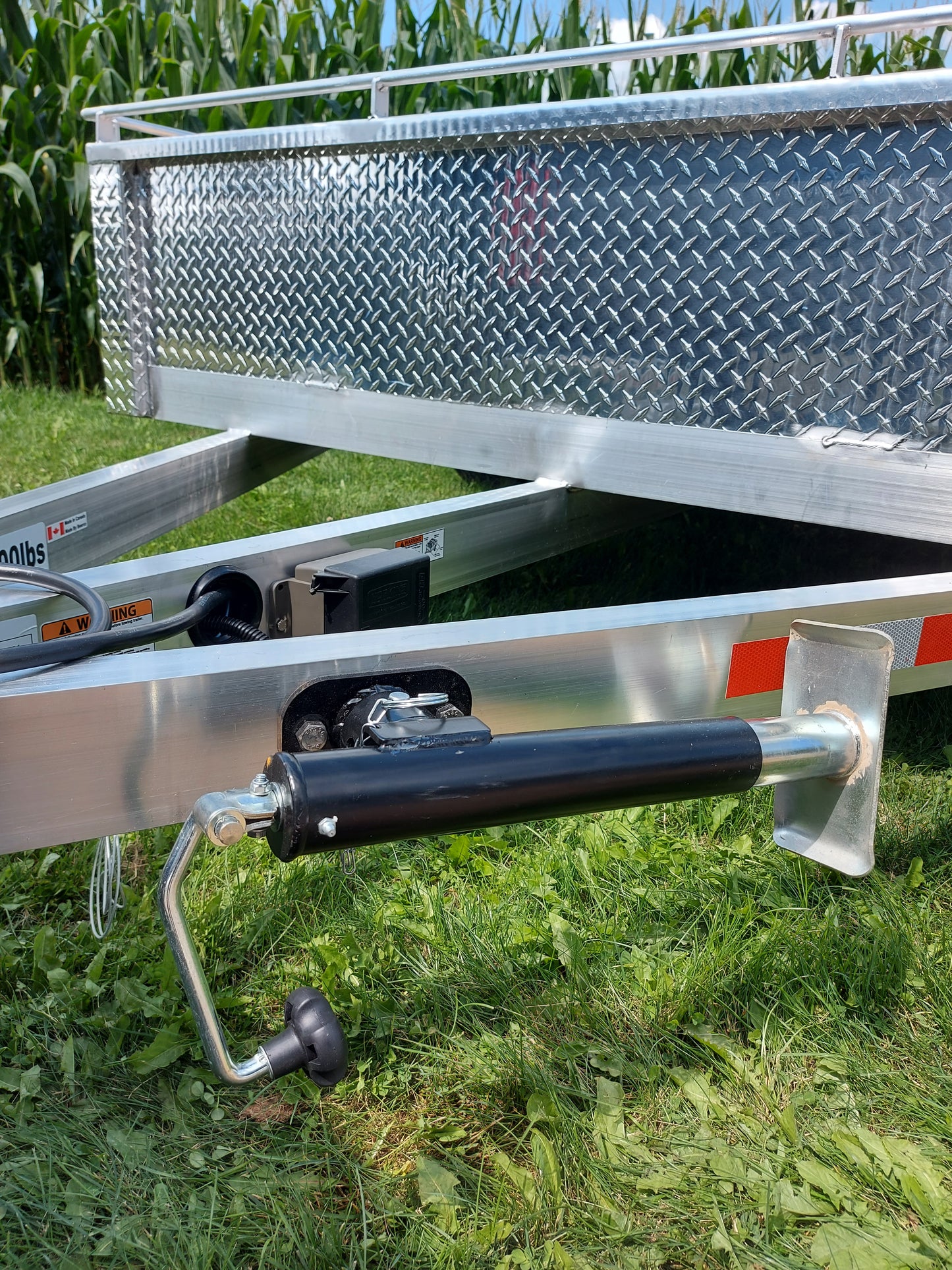Tandem Axle Aluminum Utility Trailer - 80 x 16