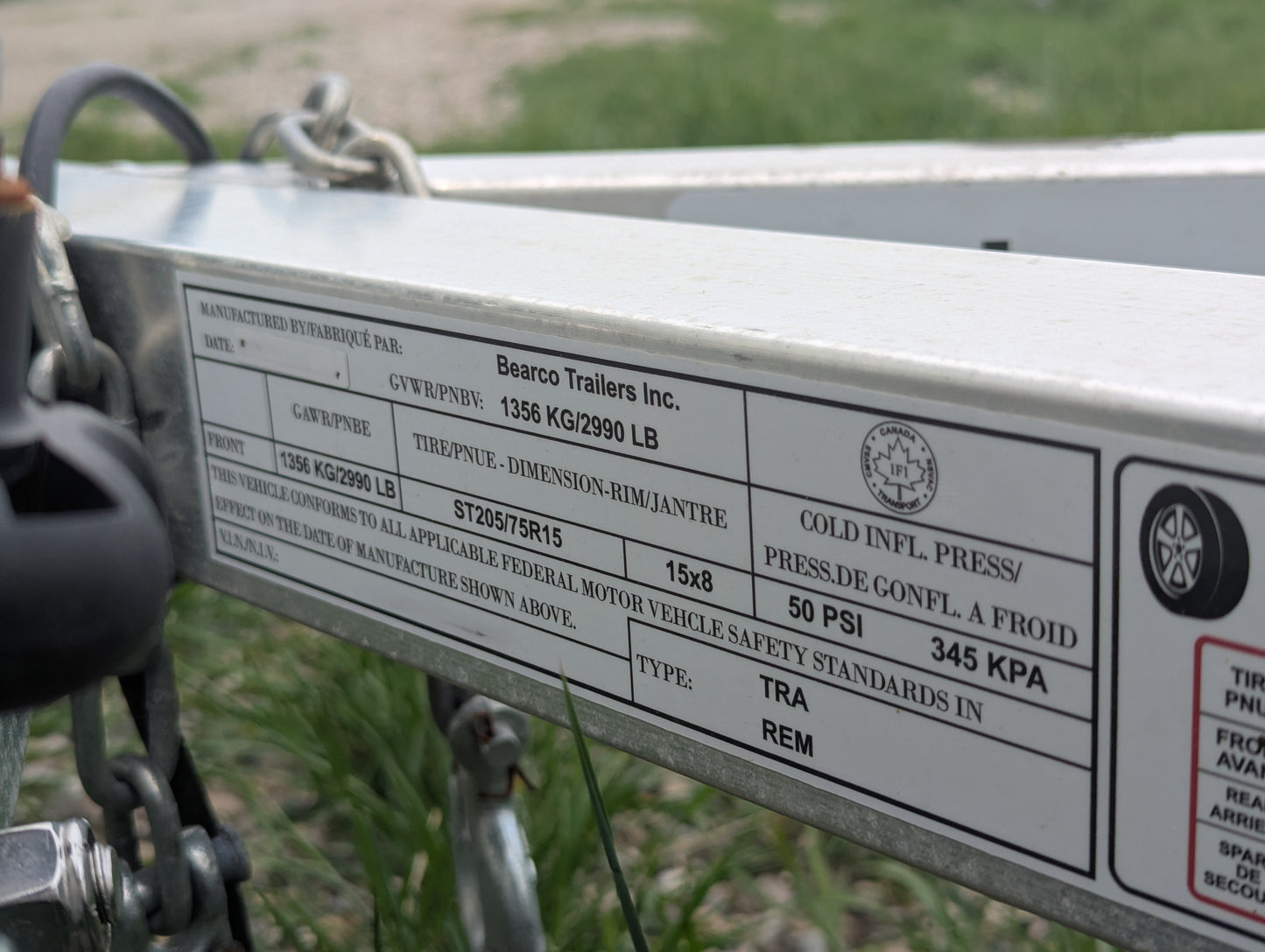 Single Axle Aluminum Utility Trailer 6x12