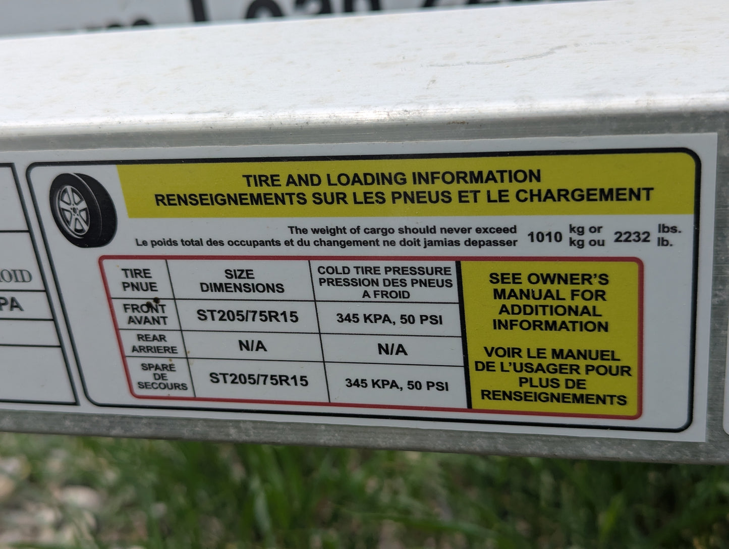 Single Axle Aluminum Utility Trailer 6x12