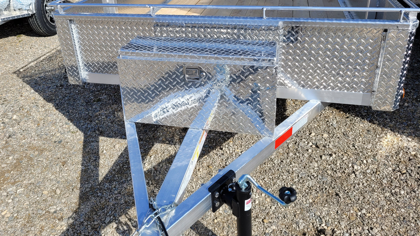 Trailer Rectangular Aluminum Toolbox - 35"/20"L x 14.5"W x 15"H