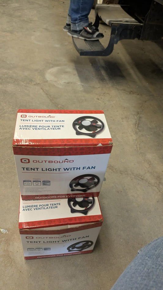 Outbound Camping/Tent Fan & Light