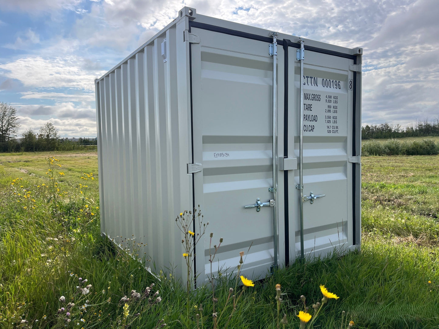 New 10FT Storage Container with side mandoor and window
