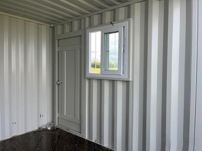 New 10FT Storage Container with side mandoor and window