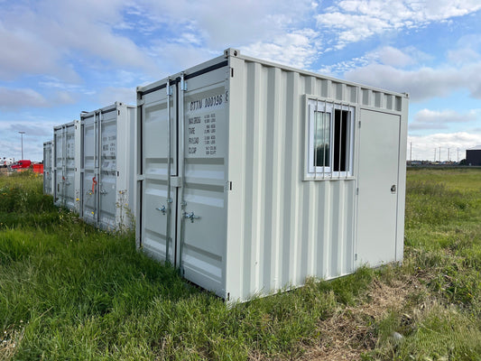New 10FT Storage Container with side mandoor and window