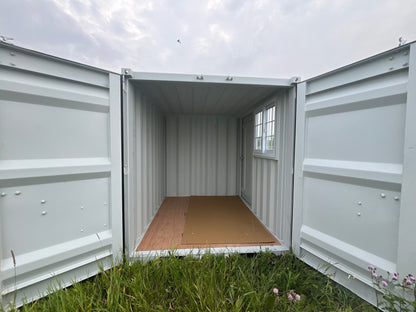 New 8FT Storage Container with side mandoor and window