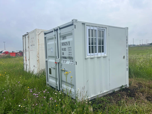 New 8FT Storage Container with side mandoor and window