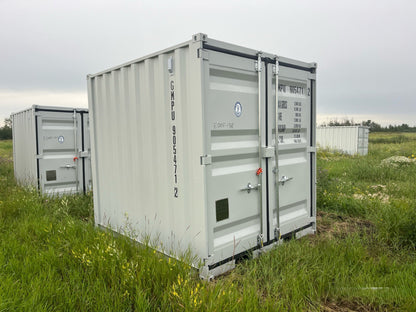 New 9FT Storage Container with side mandoor and window