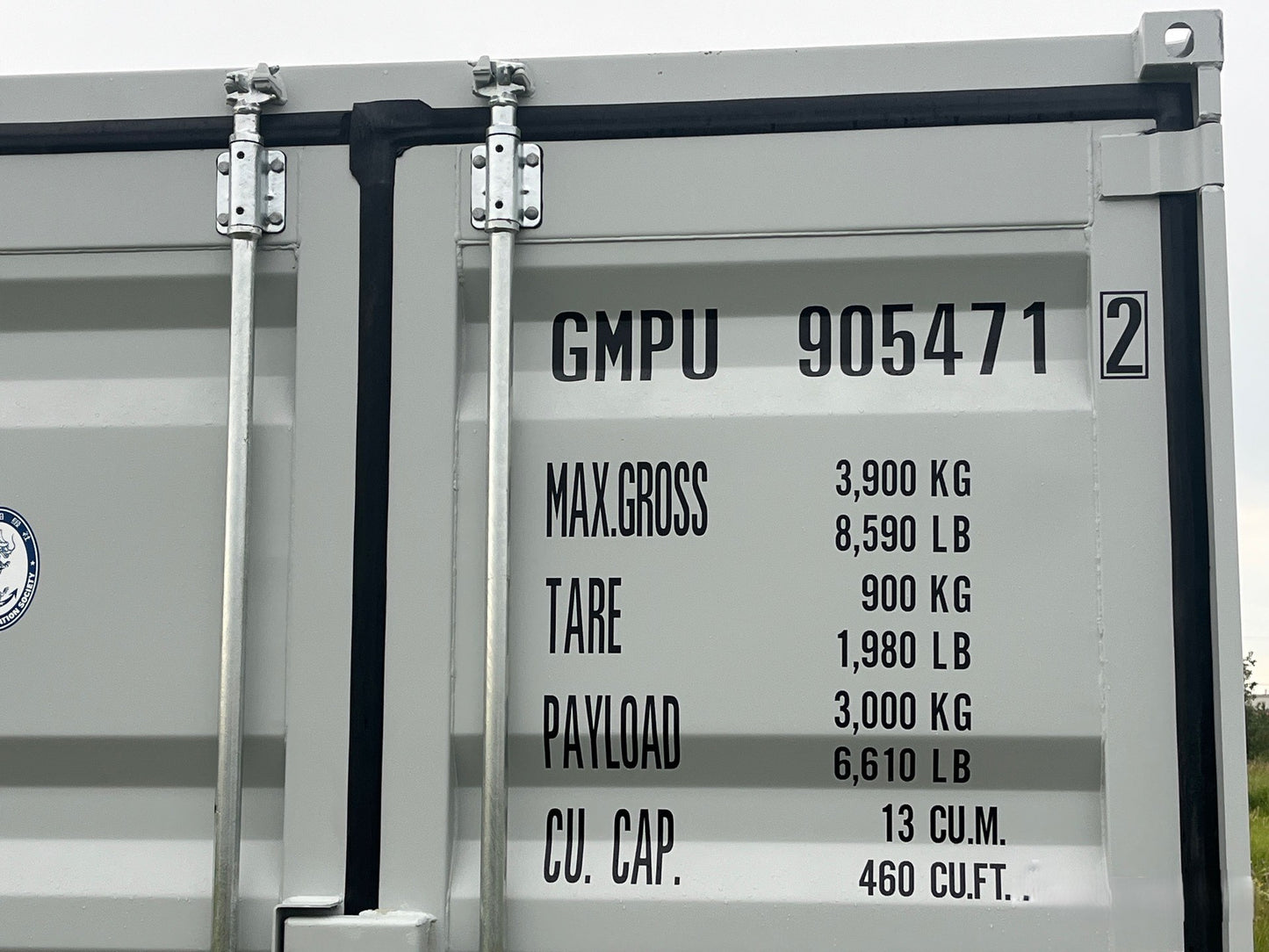 New 9FT Storage Container with side mandoor and window