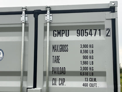 New 9FT Storage Container with side mandoor and window