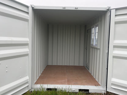 New 9FT Storage Container with side mandoor and window