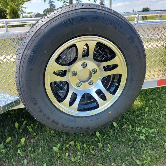 Machined Aluminum Spare Tire ST205/75R15